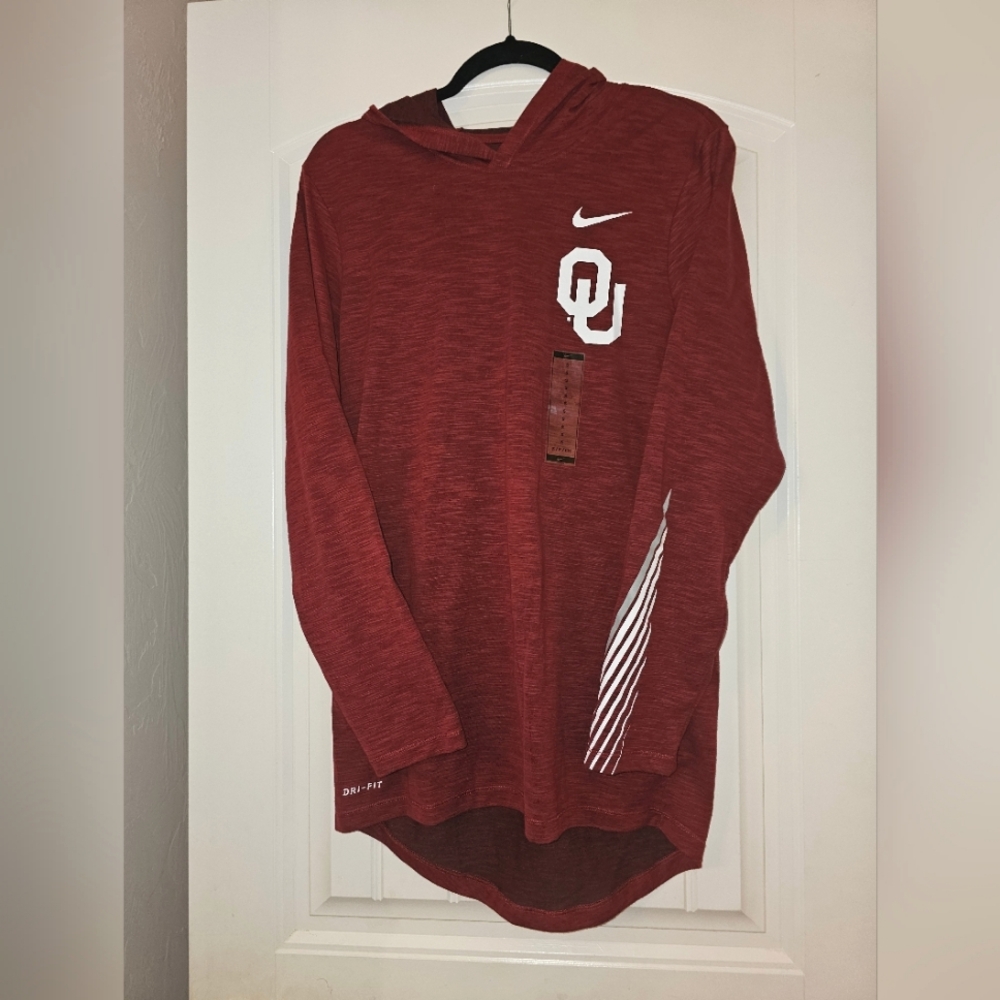 Nike OU Oklahoma Sooners Hooded Shirt